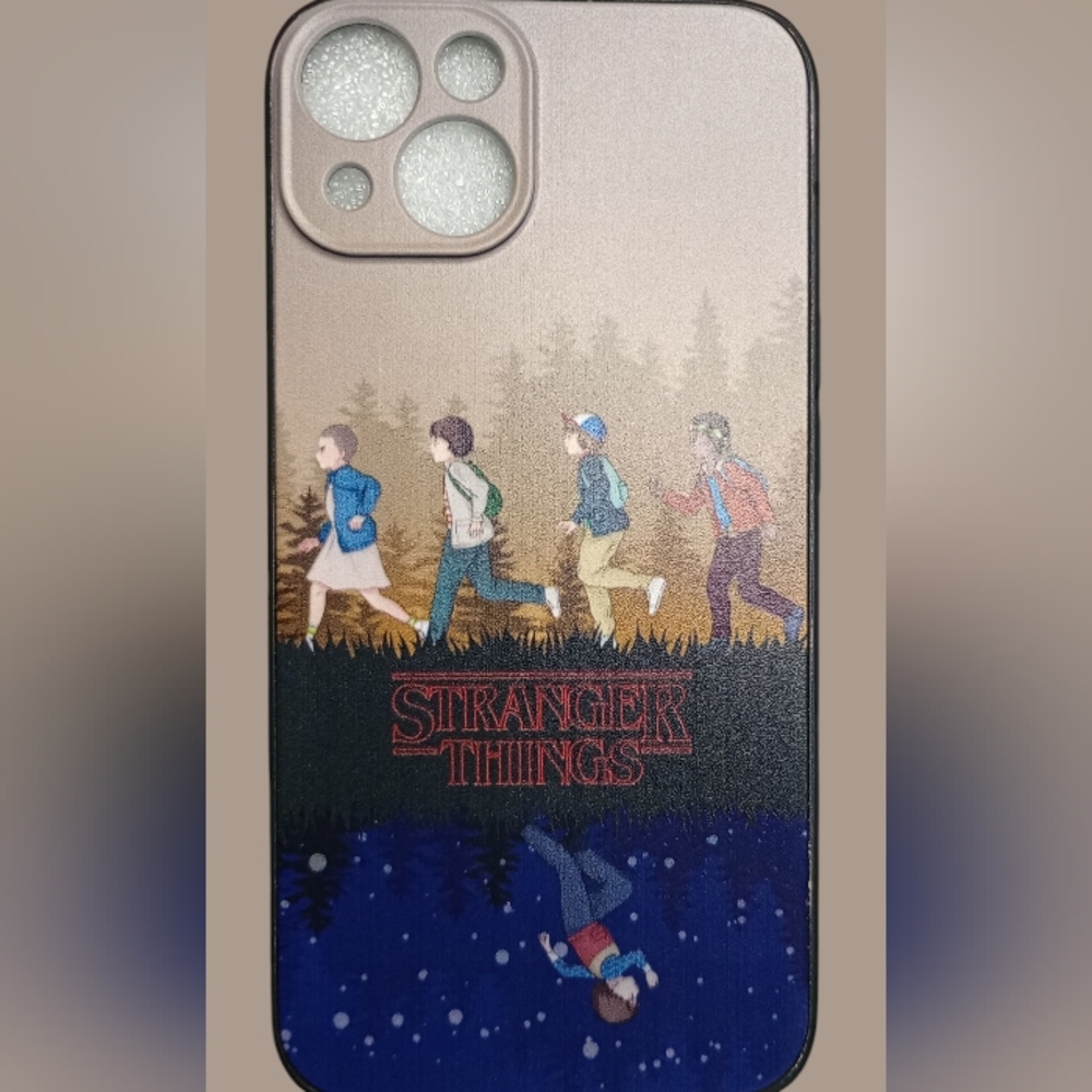 Stranger Things Themed Phone Case Navy-Biege NWOT